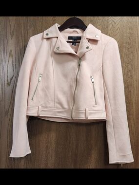 Forever 21 Blush Pink Moto Jacket